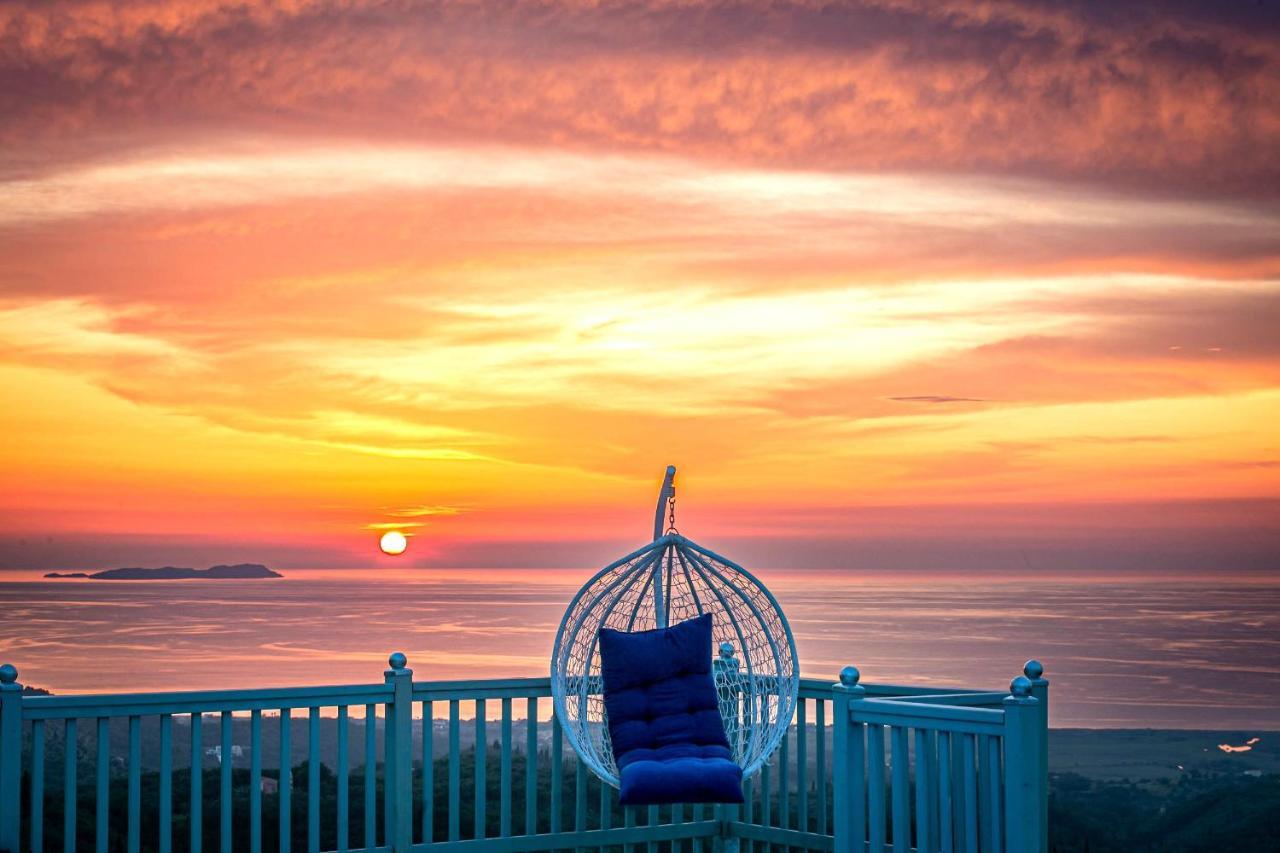 Villa Orizontas Corfu, Private Villa With Breathtaking Views Loutses Ngoại thất bức ảnh