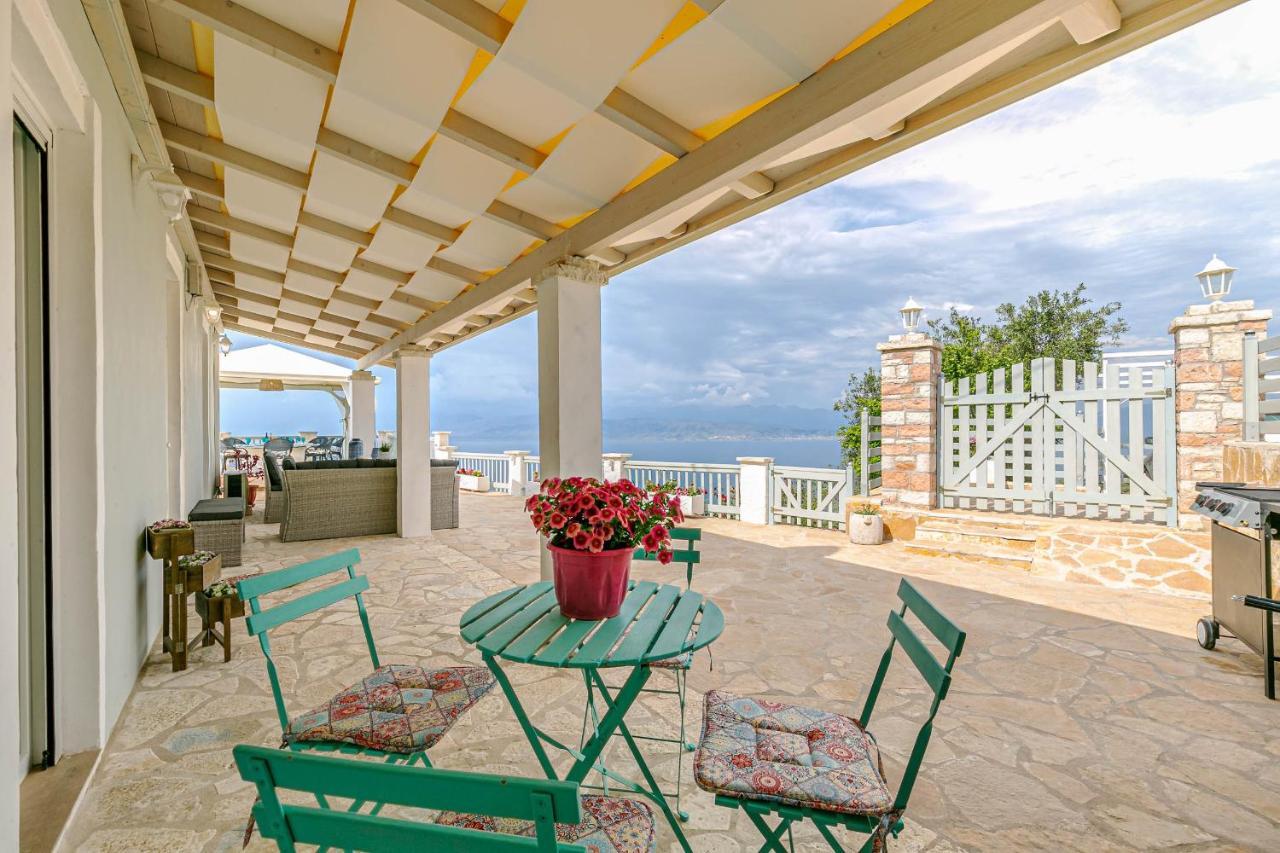 Villa Orizontas Corfu, Private Villa With Breathtaking Views Loutses Ngoại thất bức ảnh