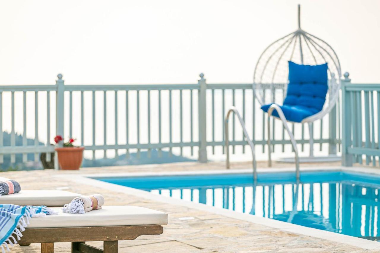 Villa Orizontas Corfu, Private Villa With Breathtaking Views Loutses Ngoại thất bức ảnh