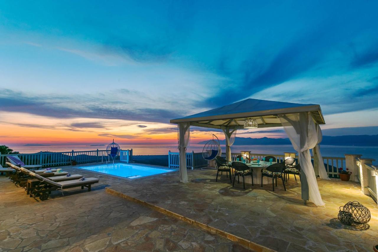 Villa Orizontas Corfu, Private Villa With Breathtaking Views Loutses Ngoại thất bức ảnh