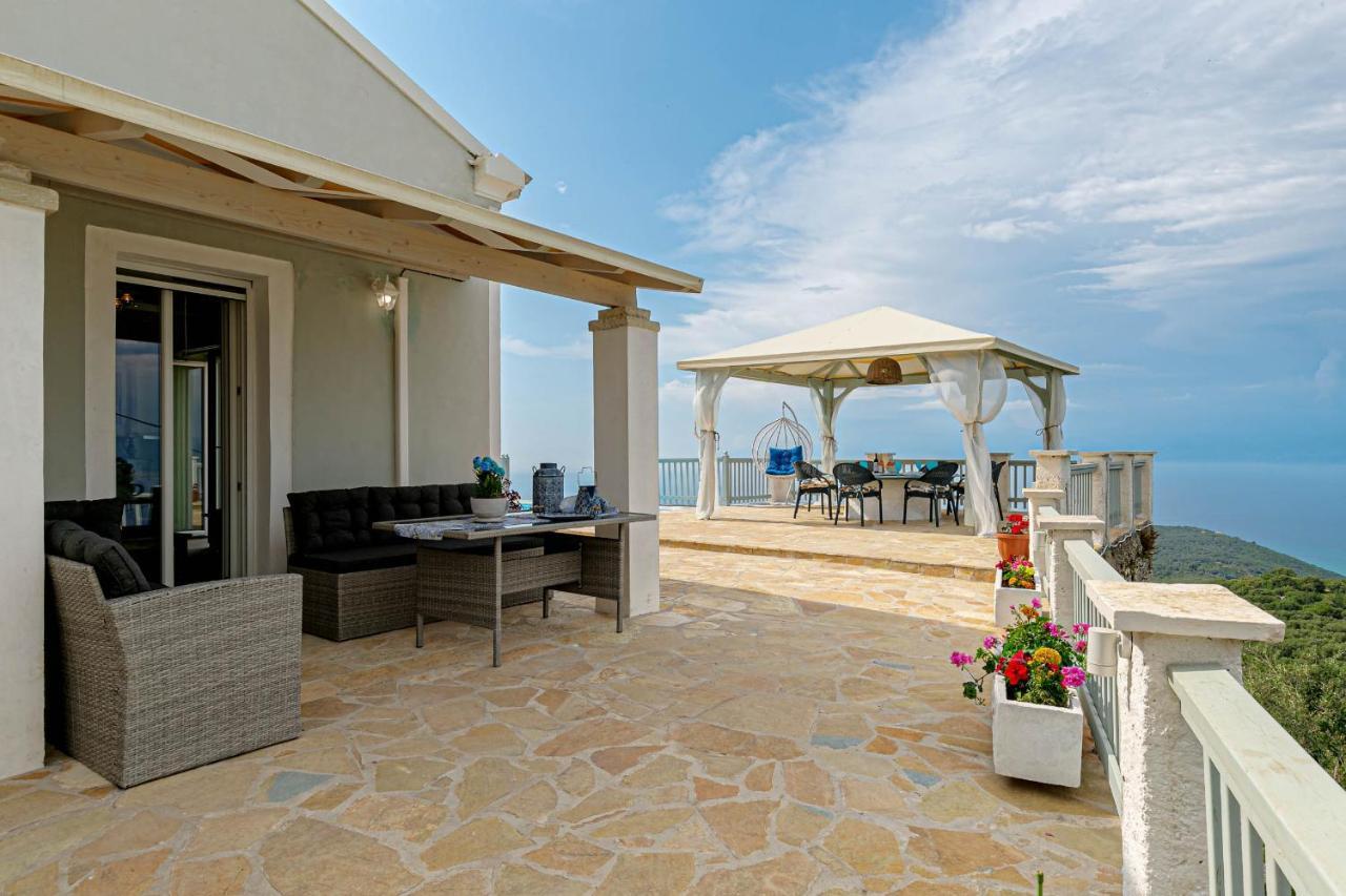 Villa Orizontas Corfu, Private Villa With Breathtaking Views Loutses Ngoại thất bức ảnh